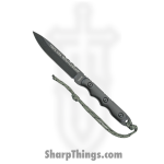 Tops - TPRBL01 - Ranger Bootlegger - Fixed Blade Knife - 1095 HC Coated Drop Point - G10 - Black