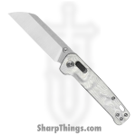 QSP - QS130GLG1 - Penguin Glyde - Folding Knife - 14C28N Satin Sheepsfoot - G10 with Aluminum Foil - Silver