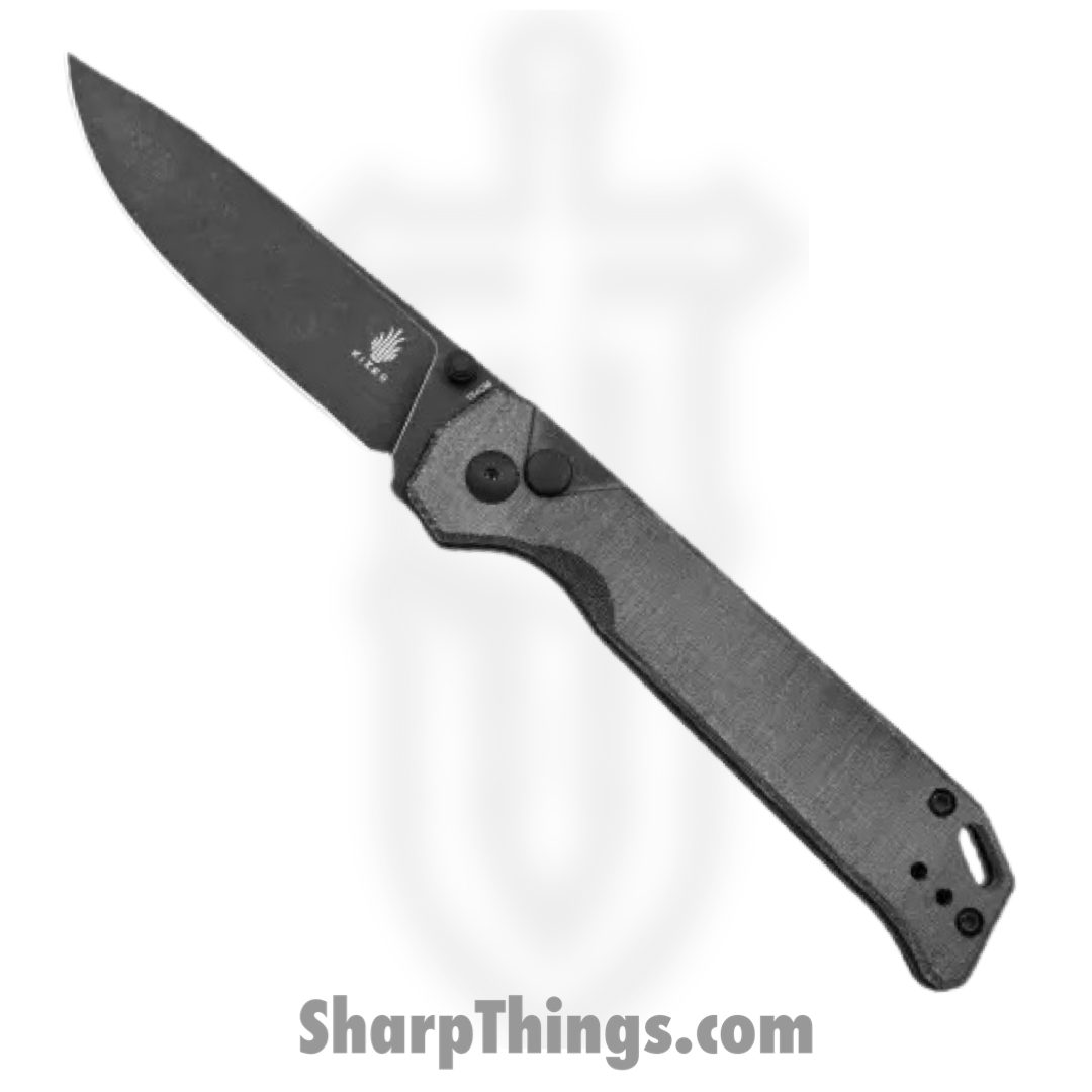 8a5abc40-f862-48fd-9f34-c75a537bc21d_KIV44582BC2_1.jpg Kizer Cutlery - KIV44582BC2 - Begleiter 2 Button Lock - Folding Knife - 154CM Stonewash Drop Point - Micarta - Grey - Image 1