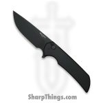 ProTech - 2024BSATMO - Blade Show Mordax - Folding Knife - Magnacut DLC Drop Point - Aluminum - Black