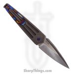 Medford Knife - MK209STQ-01TM-TFCF-BN - Nosferatu Auto Folding Spike Blade - S35VN Tumbled - Titanium