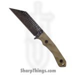 Stroup Knives - GP3-TAN-G10 - GP3 Acid Wash Fixed Blade Knife - G10 1095 - Tan