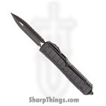 Microtech - 122II-3TS - Ultratech II Signature Series - OTF Auto - M390 Coated Dagger - 6061-T6 Aluminum - Black