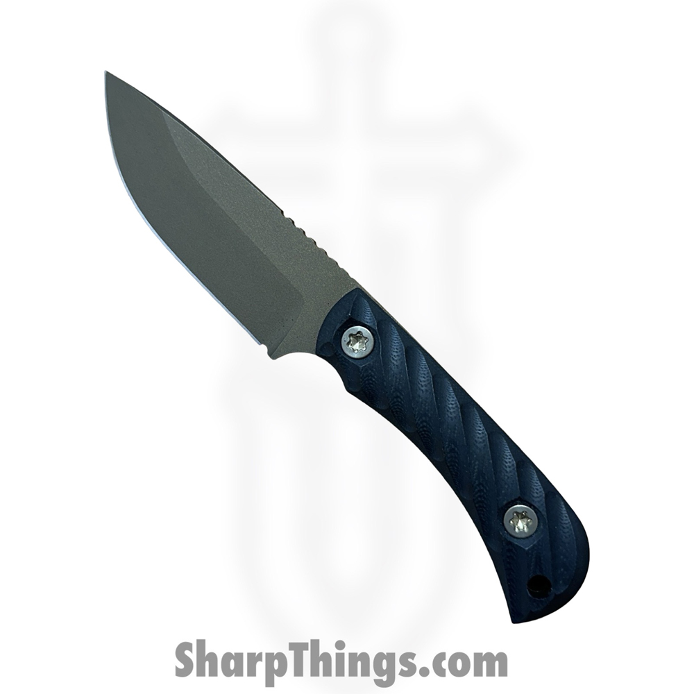 8bc6a756-4f6e-472f-ba8a-e40b3bb1c9fc_HFBCAVJRG10BZ_1.jpg Half Face Blades - HFBCAVJRG10BZ - Cav Jr - Fixed Blade Knife - S45VN Midnight Bronze Cerakote Drop Point - G10 - Bronze - Image 1