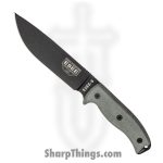 ESEE - RC6P - Model 6 - Fixed Blade Knife - 1095 HC Black Drop Point - Micarta - Gray