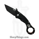 Spartan Blades - SFBL9BK - SHOTO - Folding Knife - 154CM Coated Tanto - G10 - Black Red