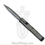 Heretic Knives - H020-5A - Cleric II - OTF Automatic - Magnacut D/E - Aluminum - Battleworn Black