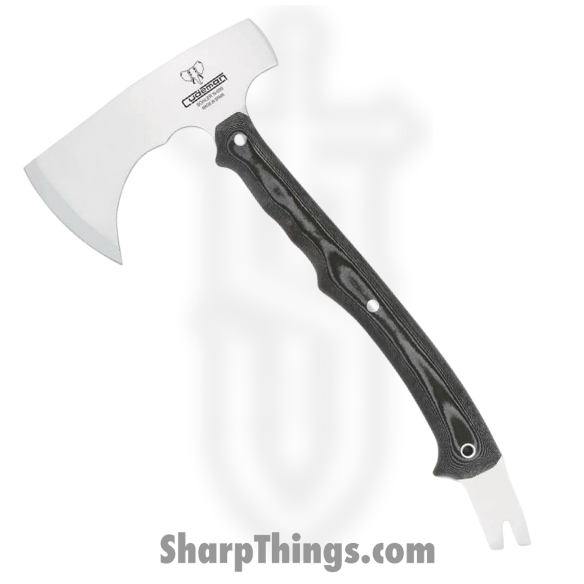 8c62528c-d0c5-46d3-a750-294ac25c3cfb_CUD159M_1.jpg Cudeman - CUD159M - Shark Axe - N695 Satin - Micarta - Black - Image 1