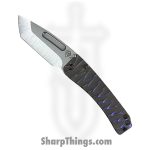 Medford Knife and Tool - MK2014TT-01TM-TFCT-Q4 - Slim Midi - Folding Knife - s45vn Tumbled Tanto - Titanium - "Predator"