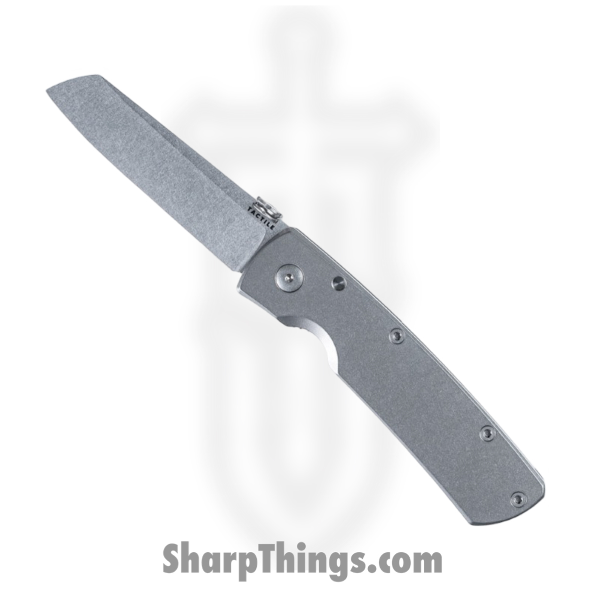 8dc85405-31d2-4401-b470-cc3540e2e544_TKCMARMCTUTT_1.jpg Tactile Knife Co. - TKCMARMCTUTT - Mariner 2 - Folding Knife - CPM MagnaCut Stonewash Sheepsfoot - Titanium - Gray - Image 1