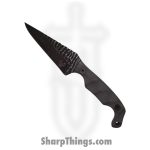 Stroup Knives - B5-GREY-G10 - Bravo 5 Full Tang Drop Point Fixed Blade Knife - 1095 G10 - Grey
