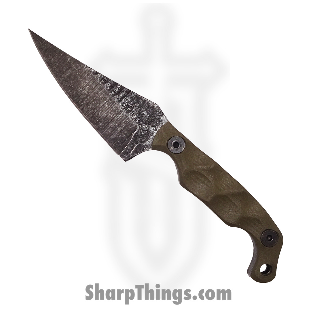 8f621aea-10d2-4ef6-bdea-140c5b7535b8_MINI1-ODGREEN-G10_1.jpg Stroup Knives - MINI1-ODGREEN-G10 - Mini Mod 1 Acid Wash Fixed Blade Knife - G10 1095 - OD Green - Image 1