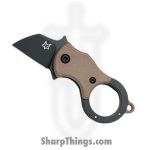 Fox Knives - FOX536CBB - Mini-Ta - Folding Knife - 1.4116 Stainless Coated Wharncliffe - FRN - Coyote Brown