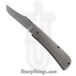 Jack Wolf Knives - BENNY-02-TI-STAR - Benny's Clip - Folding Knife - S90V Two Tone Clip Point - Titanium - Blasted