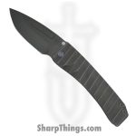 Medford Knife and Tool - 030824C - Midi Marauder - Folding Knife - S35VN PVD w/ Silver Pin Drop Point - Titanium PVD "Gator Belly" - Violet