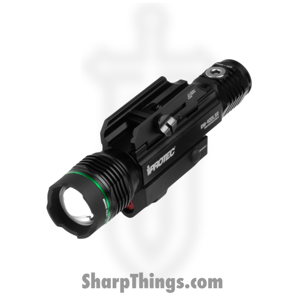 90b8e093-6e03-4cba-867d-4bc4a192582d_RM400LSR_1.jpg IPROTEC - RM400LSR - Firearm Light and Laser Combo - Aluminum - Black - Image 1