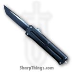 TakCom - TCSTGTNNDL - Stinger OTF - OTF Auto - DLC 154CM Tanto - 6061-T6 - Black