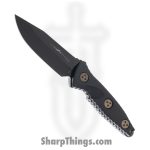 Microtech - 113M-1DLCCFS - Signature Series Socom Alpha Mini - Fixed Blade Knife - M390 DLC Drop Point - Carbon Fiber - Black