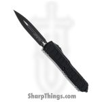Microtech - 232II-1TS - UTX-85 II Signature Series - OTF Auto - Elmax, M390, 204P Coated Dagger - 6061-T6 Aluminum - Black