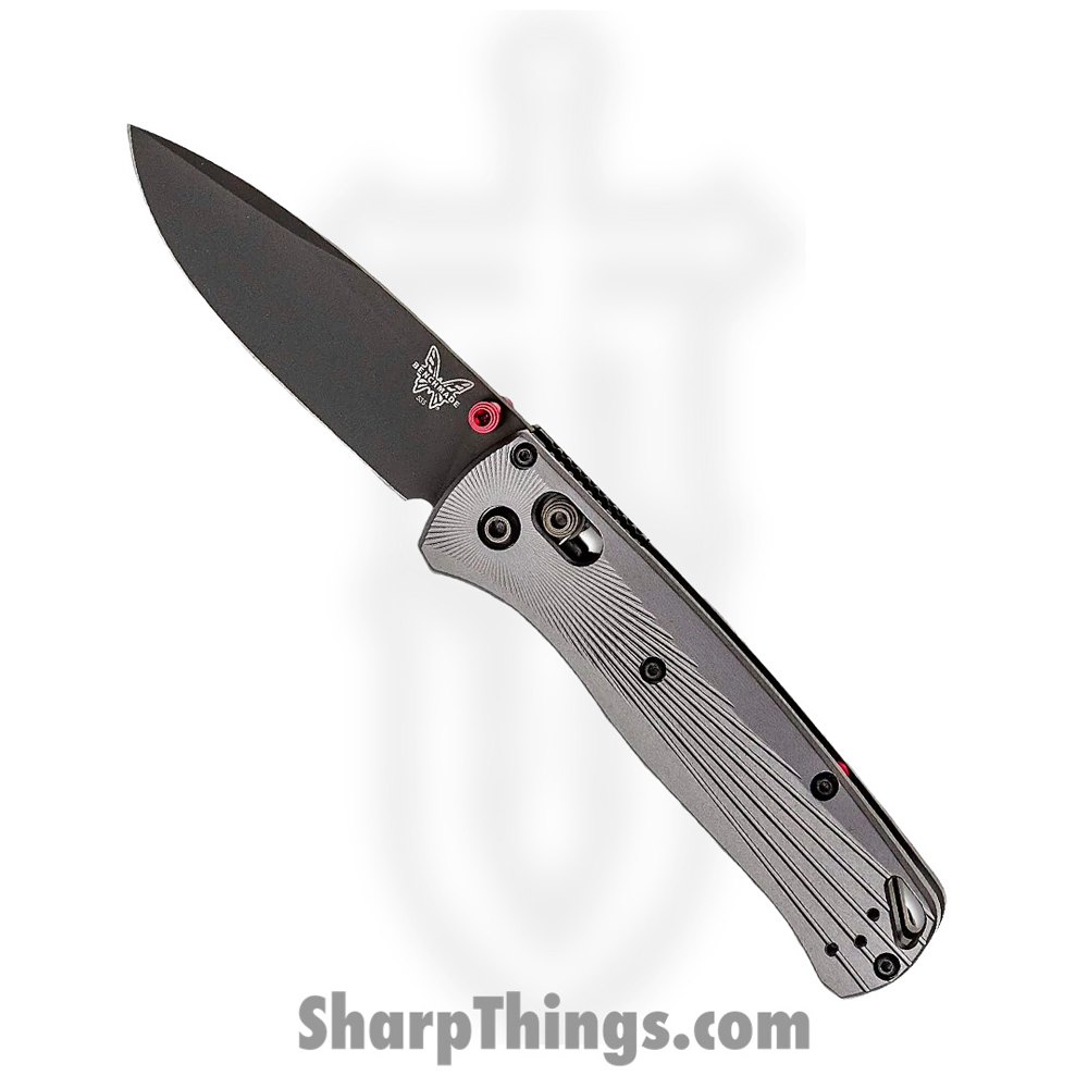 923cb8fc-964a-45b5-b52a-3f14951d01d5_535BK-4_1.jpg Benchmade - 535BK-4 - Bugout - Folding Knife - M390 Coated Drop Point - Aluminum - Black/Grey - Image 1