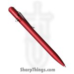 Bastion - BSTN256R - Slim Bolt Action Pen - Aluminum - Red