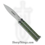 Bradley - BCC901 - Kimura - Balisong - 154CM Blasted Spear Point - G10 Steel - OD Green