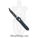 Microtech - 123-1T - Ultratech Tactical - OTF Auto - Elmax, M390, 204P Coated Tanto - 6061-T6 Aluminum - Black
