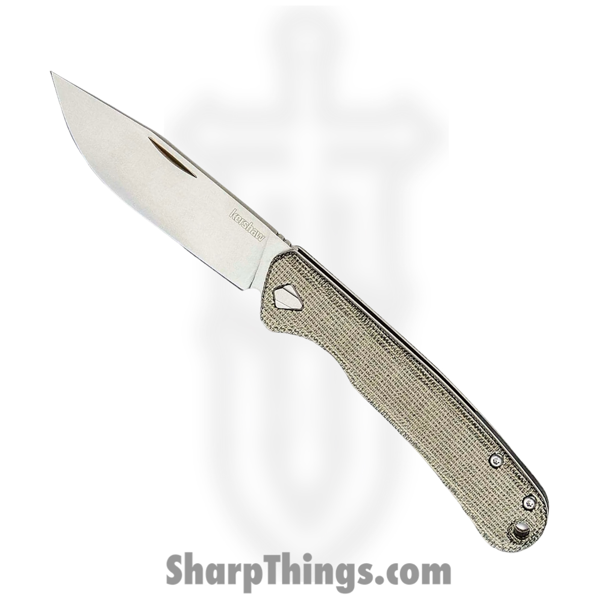 93e1b256-8a2e-4cb2-bb8d-73ac21fae09a_KS3860X_1.jpg Kershaw - 4320 - Federalist Folder Knife - CPM154 Micarta - Green - Image 1