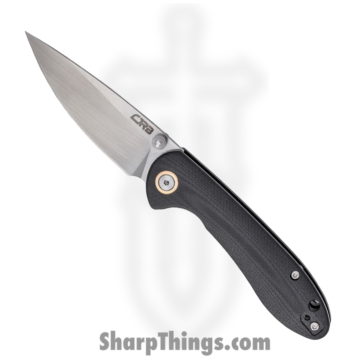 94527497-67e0-48ef-a085-15dc5242bdd9_J1912SBKC_1.jpg CJRB - J1912SBKC - Small Feldspar - Folding Knife - D2 Stonewash Drop Point - G10 - Black - Image 1