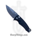 Medford Knife - MK0394TQ-42AB-TSCP-Q4 - Smooth Criminal Button Lock Folder - Tumbled S45VN - Black