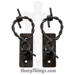 Denix - DX20N - Barbed Wire Hanger Pair - Metal - Black