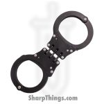 PTC - TU-4607-BK - Hinged Handcuffs - Steel - Black