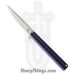 Defcon - TF93892 - Framelock - Folding Knife - Bohler M390 Satin Spear Point - Titanium Carbon Fiber Inlay - Purple Black