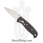 Spyderco - SC165GP2 - Autonomy 2 - Automatic Knife - LC200N Satin Drop Point - G10 - Black