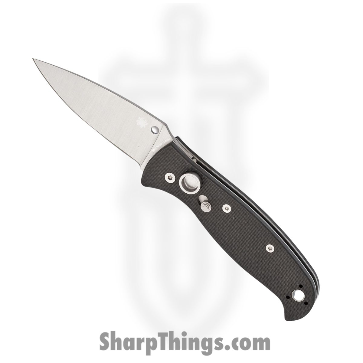 975decd2-f048-4693-ba17-1216e2e61ec0_SC165GP2_1.jpg Spyderco - SC165GP2 - Autonomy 2 - Automatic Knife - LC200N Satin Drop Point - G10 - Black - Image 1