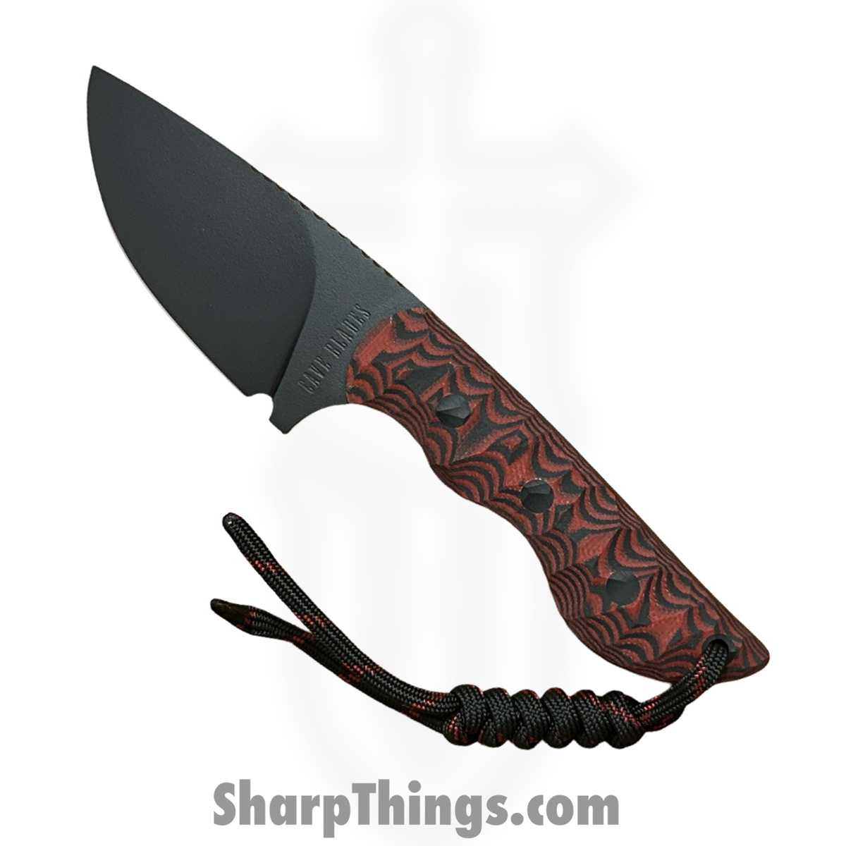979135e9-21c7-40bd-ba7b-0f843bdcad1e_CB-SAM-RDRK_1.jpg Cave Blades - CB-SAM-RDRK - Samaritan - Fixed Blade Knife - CPM 154 Coated Drop Point - G10 - Red Rock - Image 1