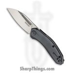 Kershaw - 5505 - Turismo - Folding Knife - D2 Satin Leaf - Stainless Steel - Black