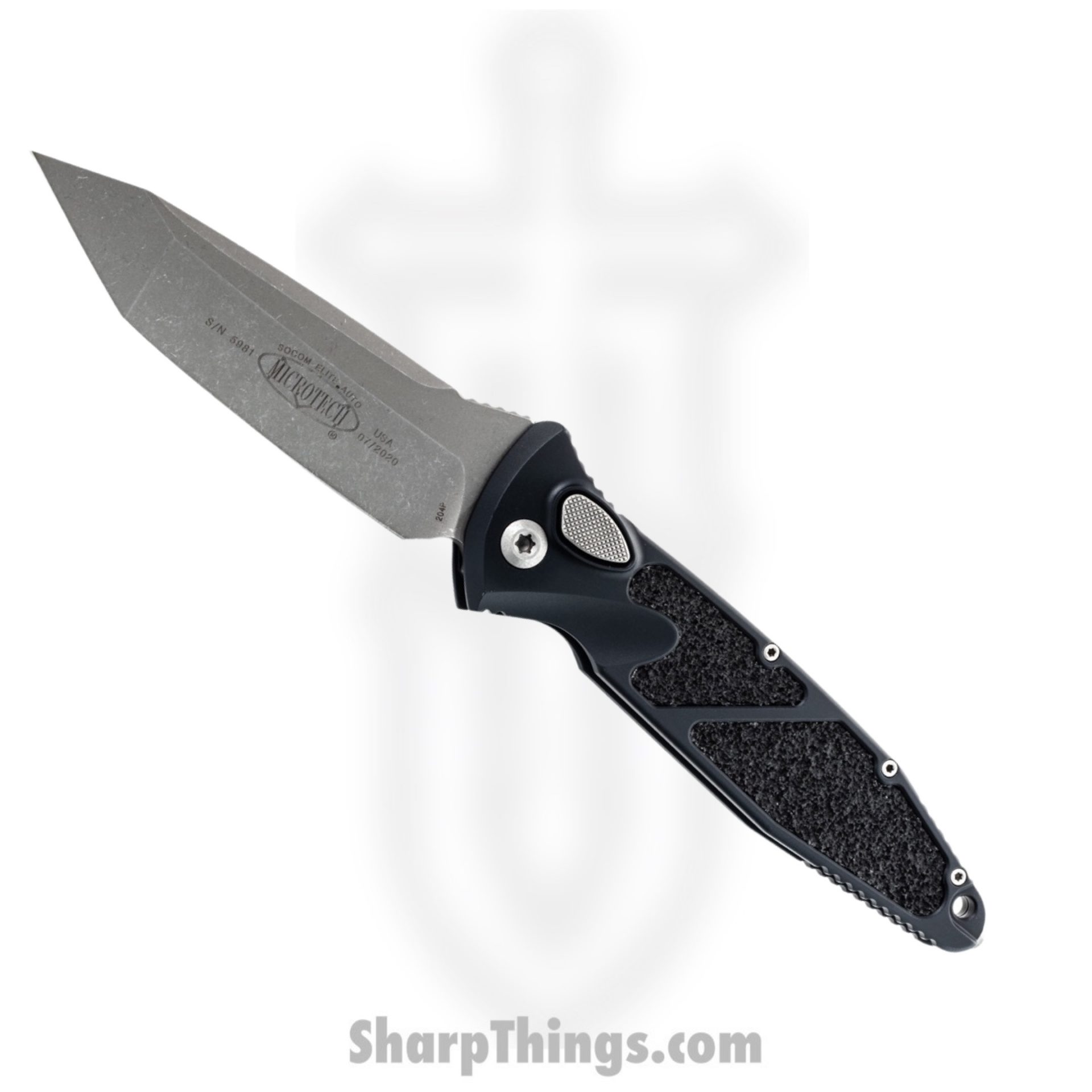 97f5ac87-7c35-45bc-8649-21d430a45b56_161A-10AP_1.jpg Microtech - 161A-10AP - Socom Elite - Automatic Knife - 161A-10AP Socom Elite Automatic Knife - 6061-T6 Aluminum - Black - Image 1
