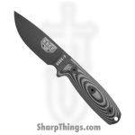 ESEE - ES3PMB002 - Model 3 - Fixed Blade Knife - 1095 HC Coated Drop Point - G10 - Black Grey