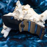 Medford Knife - MK010SPT-03PV-TPCF-BP - Panzer - PVD Tanto Folding Knife - S35VN Bronze