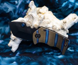 Medford Knife - MK010SPT-03PV-TPCF-BP - Panzer - PVD Tanto Folding Knife - S35VN Bronze