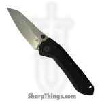 Millit Knives - OVSWG10BK - Overland Zirblast - Folding Knife - CPM S35VN Stonewash Reverse Tanto - G10 - Black
