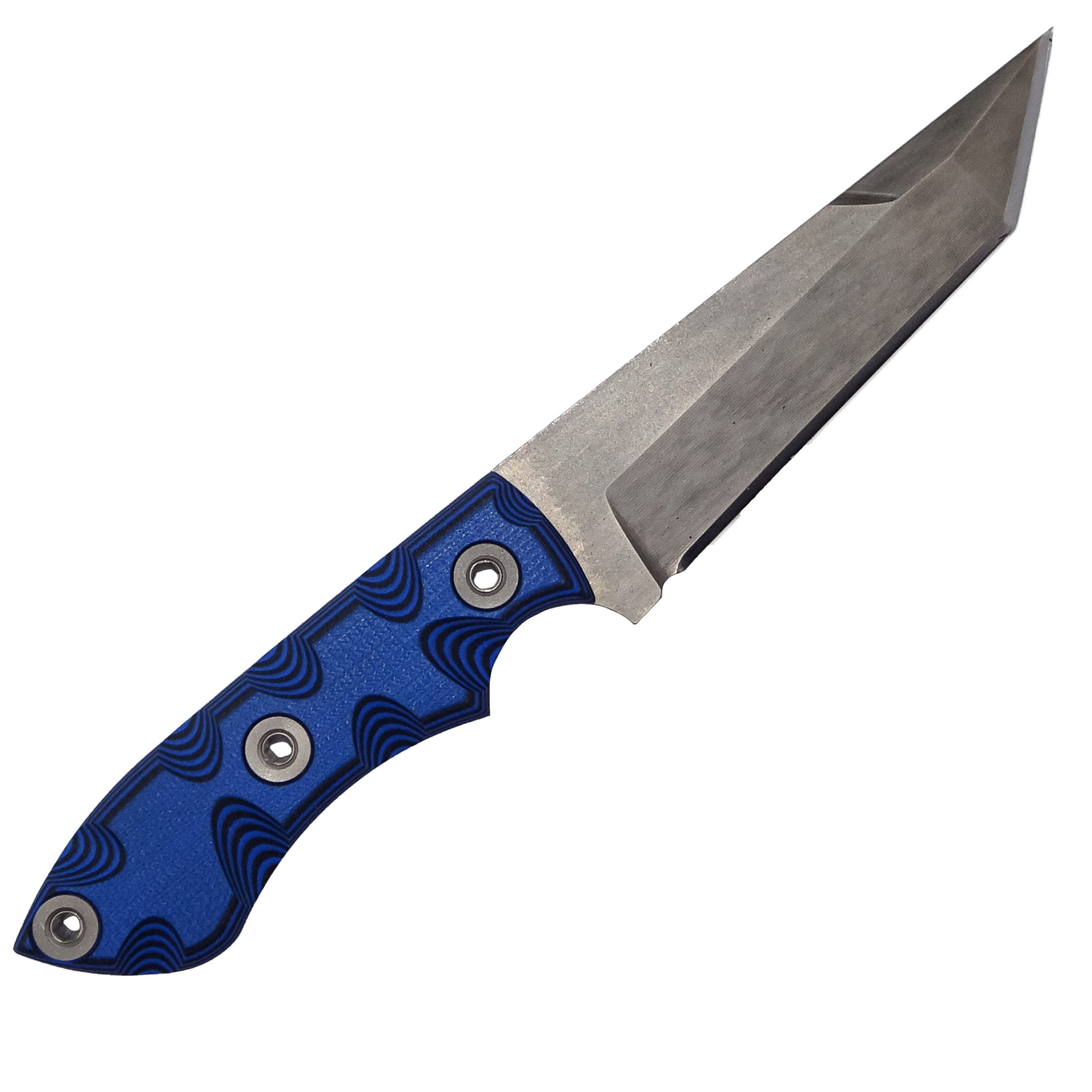 98a60b6a-7e3d-46ac-bfdf-f919ff249a67_TntoAirmenGG_1.jpg T.Kell Knives - TntoAirmenGG - Tanto - Fixed Blade Knife - 80CRV2 Nickle Boron Coated - G10 - Airmen Grenade Grip - Image 1