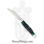 Case Cutlery - CA75833 - Large Stockman - Folding Knife - Tru-Sharp Surgical Stainless Steel Mirror Polished Multi - Jigged Bone - Hunter Green