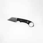 T.Kell Knives - NgtshdBlkGG - Nightshade - Fixed Blade Knife - 80crv2 Nickle Boron Coated Rev Tanto - G10 - Black