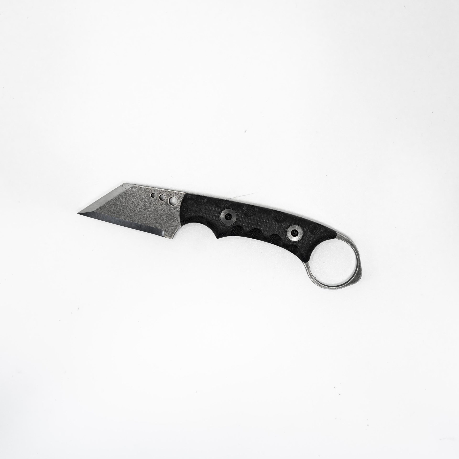 98e84fa0-2b5d-4920-b246-f6c1859d59d5_NgtshdBlkGG_1.jpg T.Kell Knives - NgtshdBlkGG - Nightshade - Fixed Blade Knife - 80crv2 Nickle Boron Coated Rev Tanto - G10 - Black - Image 1