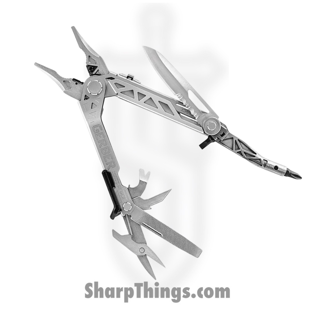 98f0c488-c4dc-4bfe-b8dc-aaa373197ce4_G1417_1.jpg Gerber - G1417 - Center Drive Plus Bits - 420HC Satin Multi - Silver - Image 1