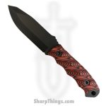 Half Face Blades - HFBDISJREBC - Disaster Jr - Fixed Blade Knife - CPM3V Coated Spear Point - G10 - Red/Black
