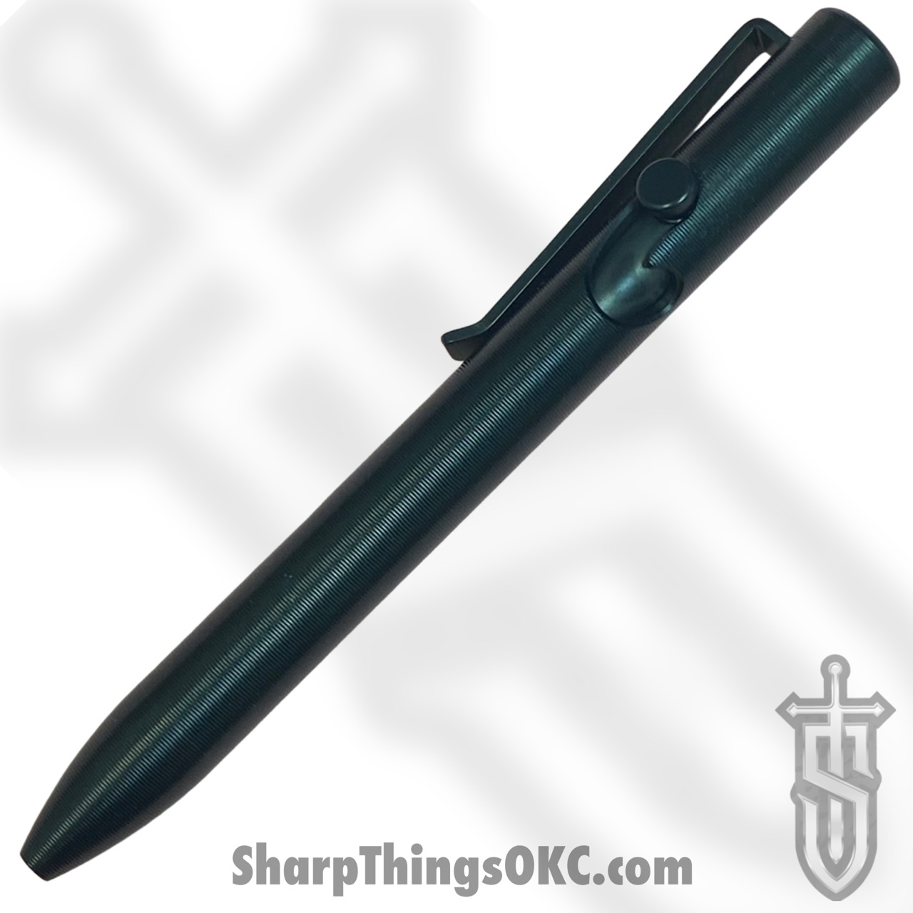 997f4a33-148c-4eb9-9011-d7d0aaf043c5_TTBSPENDLC_1.jpg Tactile Turn - TTBSPENDLC - Blade Show Pen - Short - Titanium - DLC - Image 1