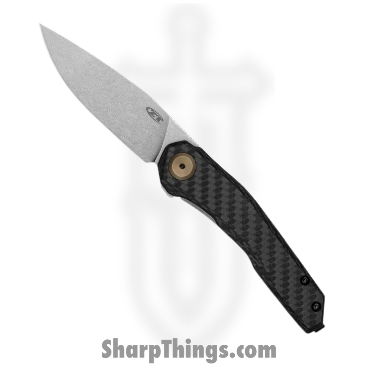 9a085e46-6907-4663-a30a-0420ad9cfa47_0545_1.jpg Zero Tolerance - 0545 - Framelock - Folding Knife - Satin Magnacut Clip Point - Carbon Fiber and Titanium - Black - Image 1